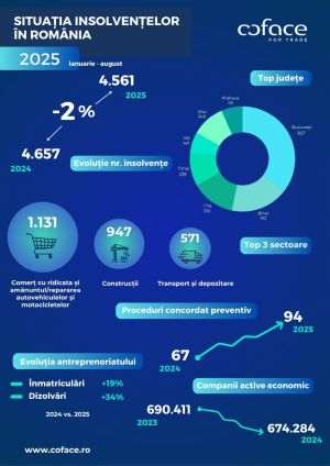 Mediul de afaceri local raportează o creştere cu aproximativ 19% a companiilor nou înmatriculate